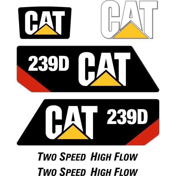 Cat 239D Decal Kit