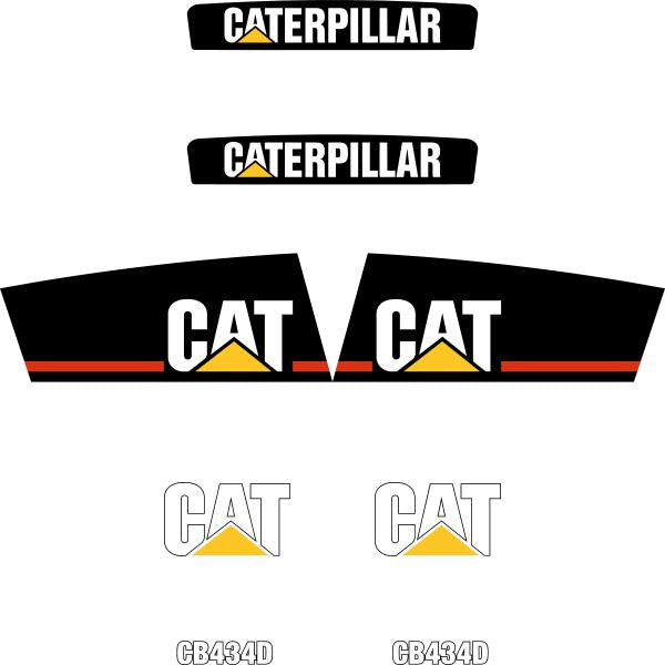 CAT CB434D Decal Kit