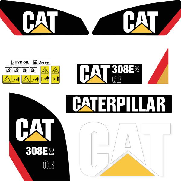 CAT 308E2 CR Decal Kit