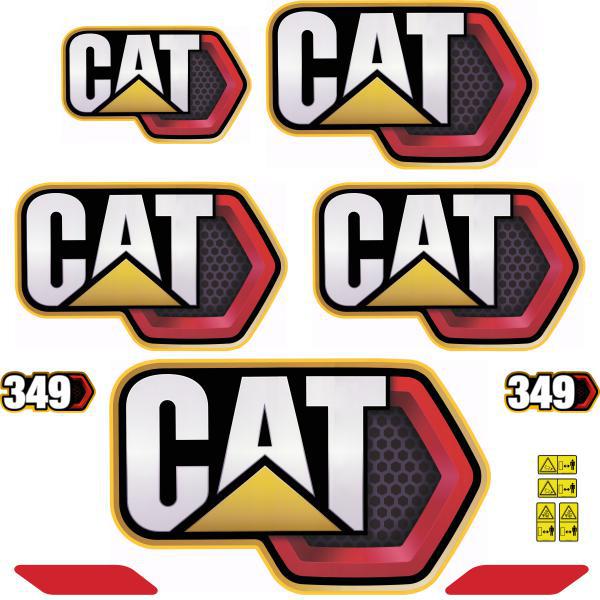 CAT 349 Decal Kit