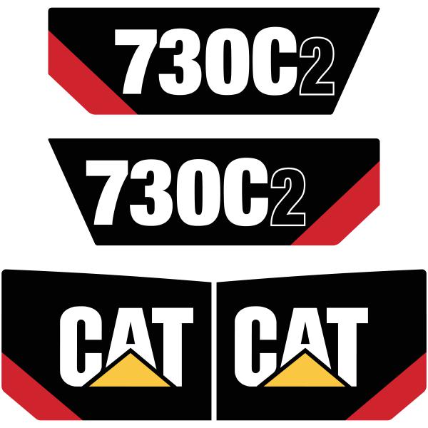 CAT 730C2 Decal Kit - Dump Truck