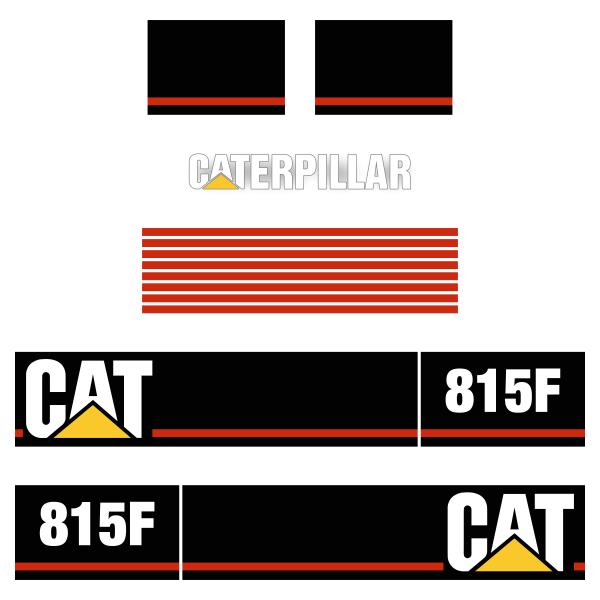 CAT 815F Decal Kit