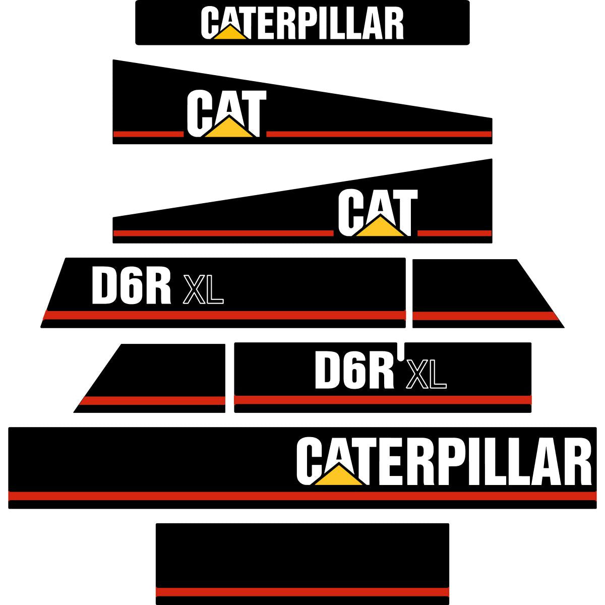 CAT D6R XL Series 1 Decal Kit