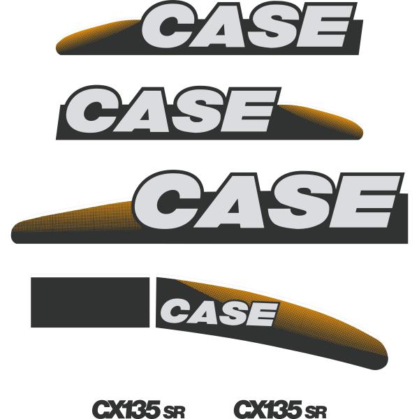 Case CX135SR Decals