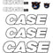 Case CX145C SR Decals Stickers Set