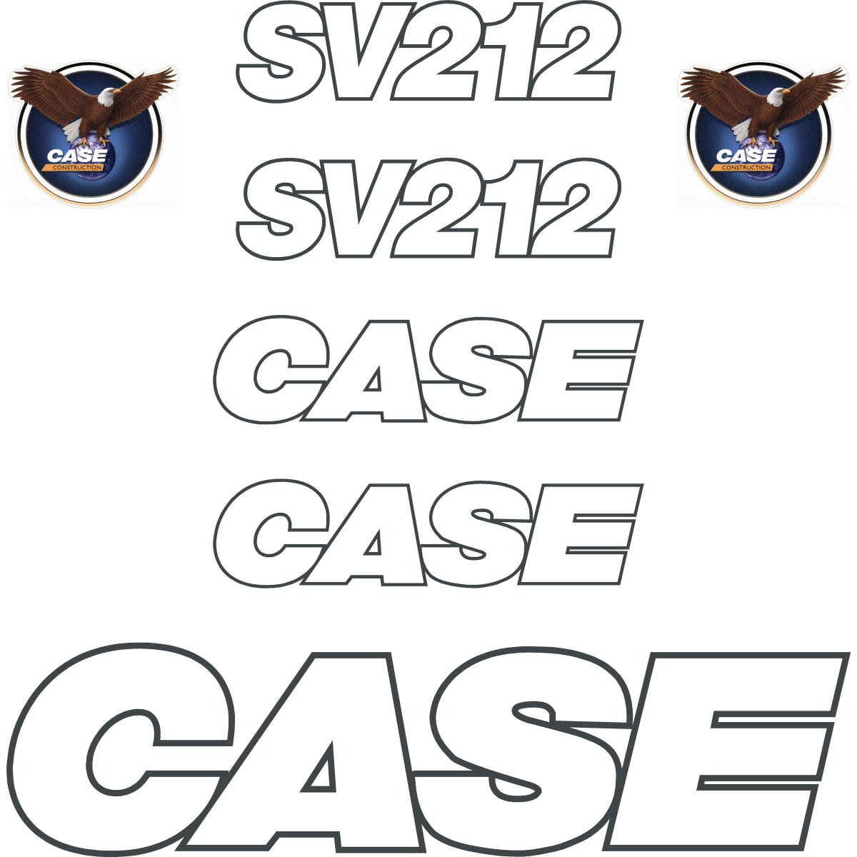 Case SV212 Decal Kit