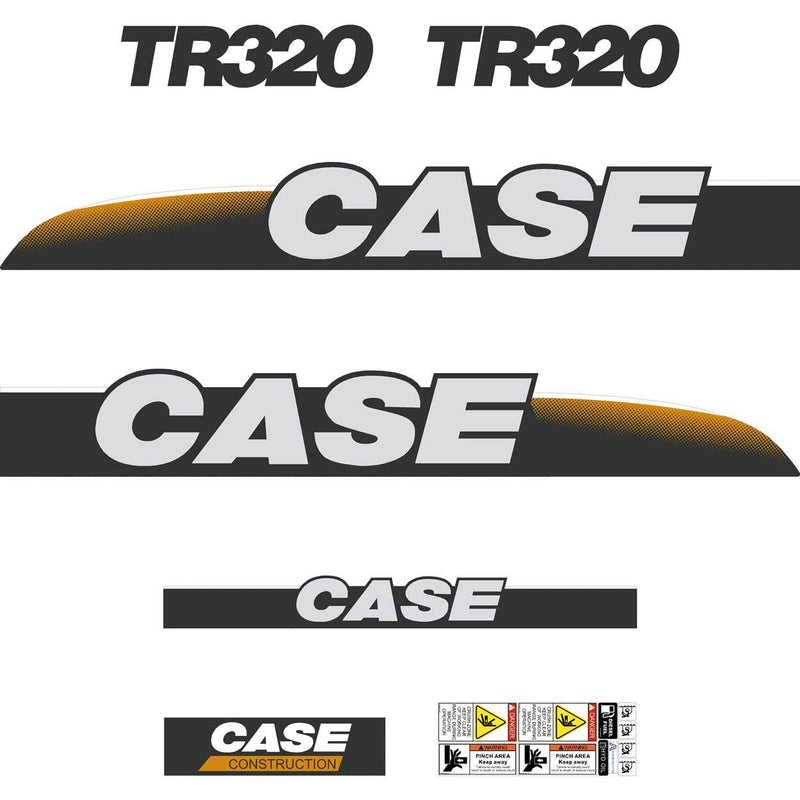 Case TR320 Decals 