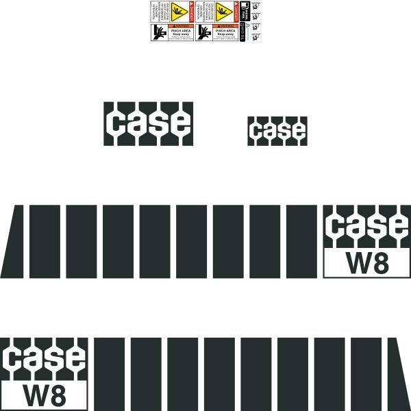 Case W8 Decal Kit
