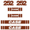 Case 252 Decal Kit - Roller