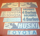 Toyota Huski 4SDK8 Decal Sticker Set