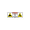 Danger Air Operated Tailgate Decal