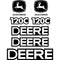 John Deere 120C Decals  