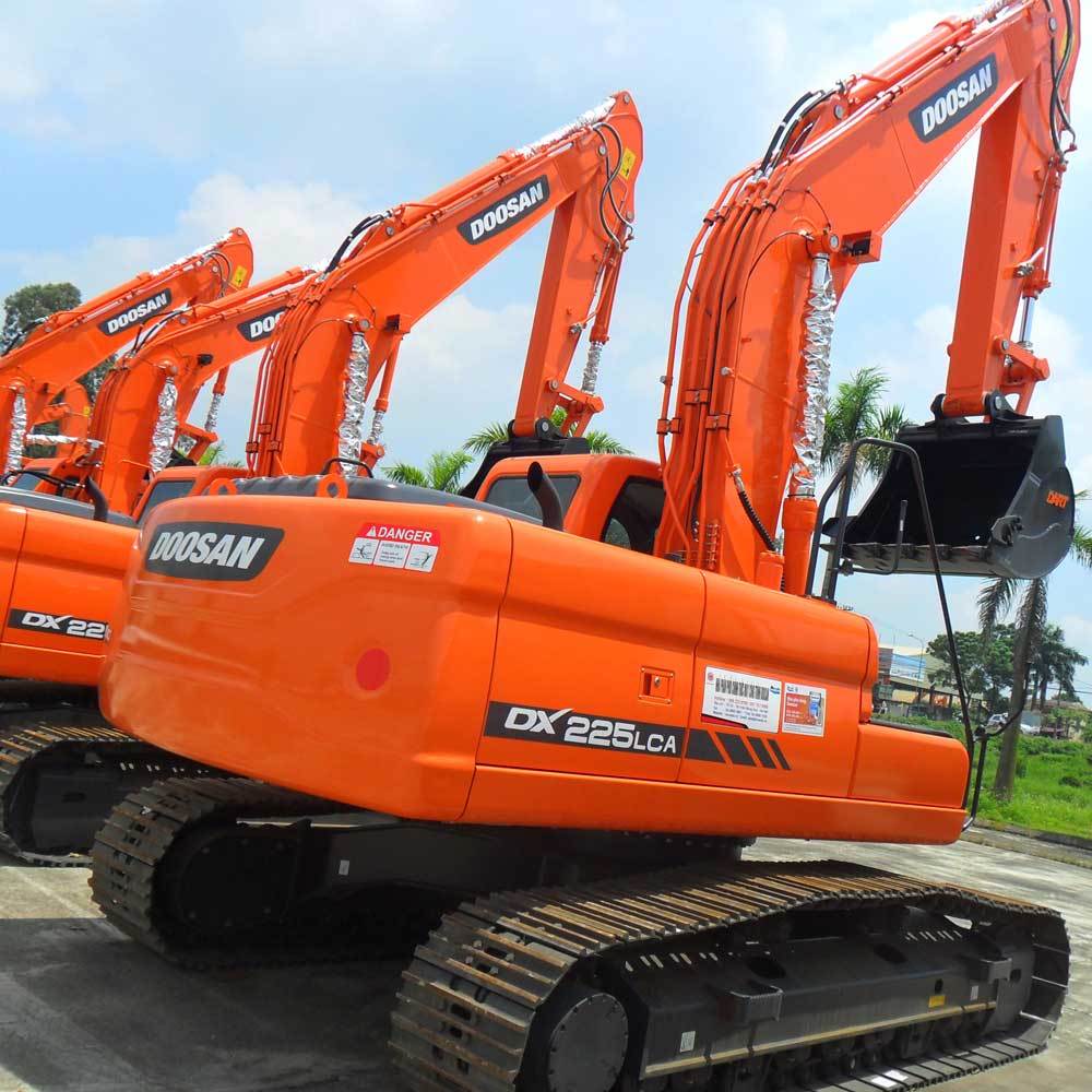 Doosan DX225LC Decal Sticker Set