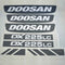 Doosan DX225LC Decal Sticker Set