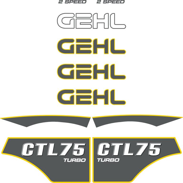 Gehl CTL75Decal Kit