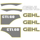 Gehl CTL60 Decal Sticker Set
