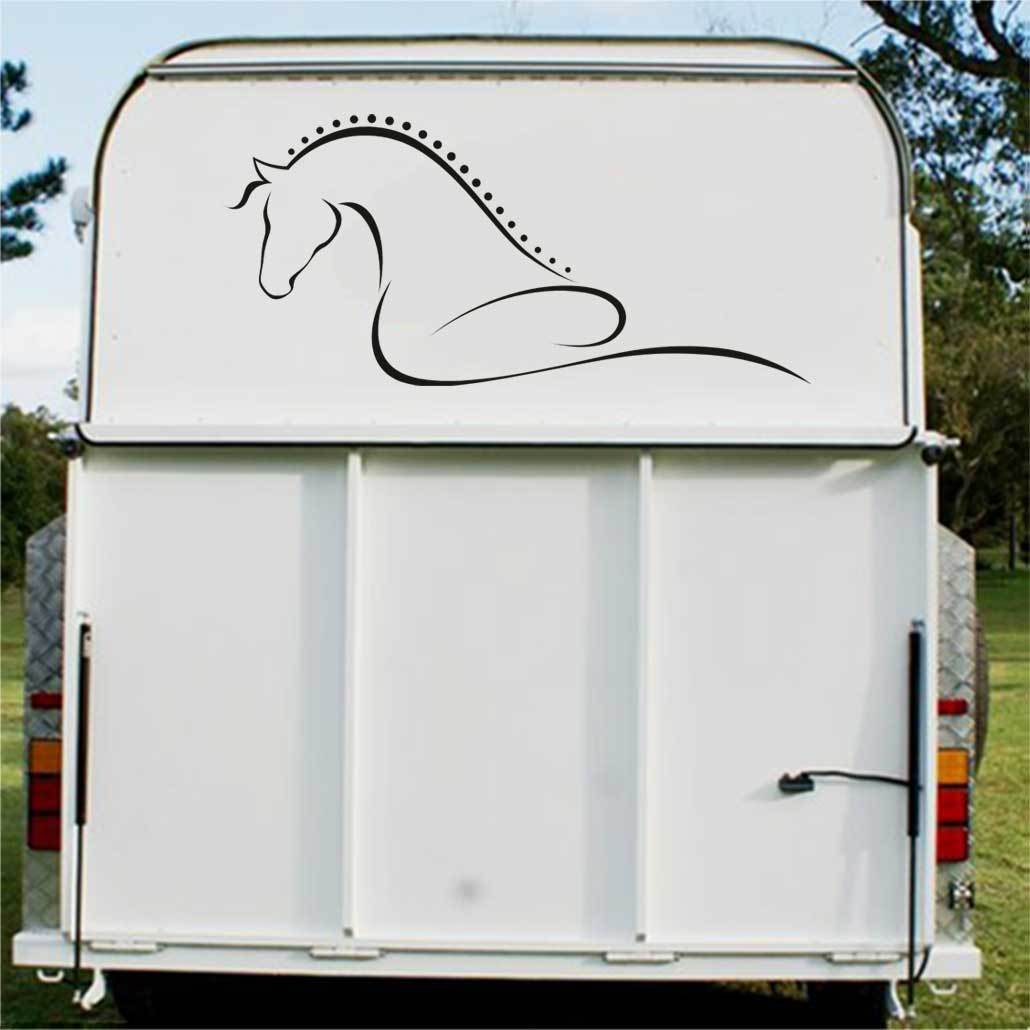 Horse Swirl Horse Float Decal