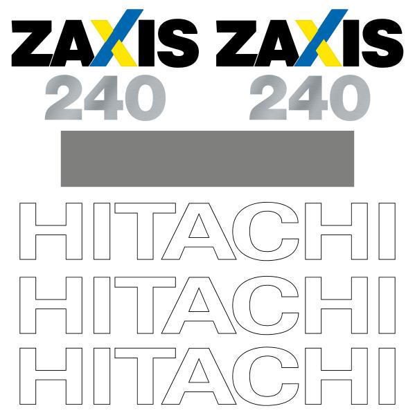 Hitachi ZX240-3 Decal Kit