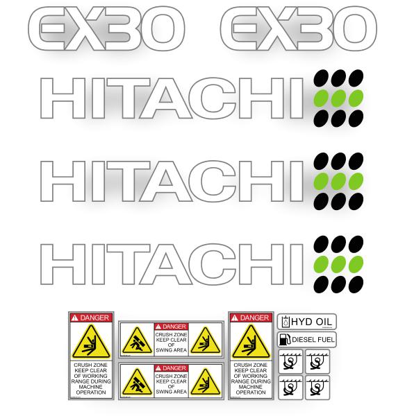 Heavy Construction Machinery Decals & Sticker Kits, Shipped within