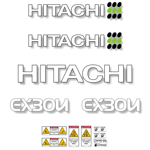 Hitachi EX30U Decal Kit