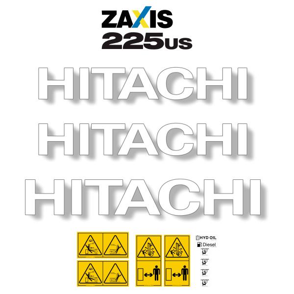 Hitachi ZX225us-5 Decal Kit