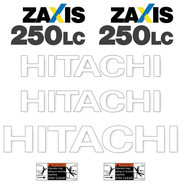 Hitachi ZX250-5 LC Decal Kit
