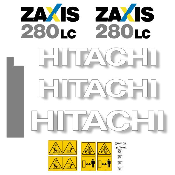 Hitachi ZX280-3 LC Decal Kit