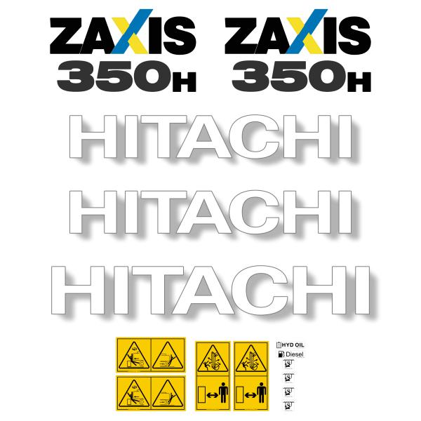 Hitachi ZX350-5 H Decals