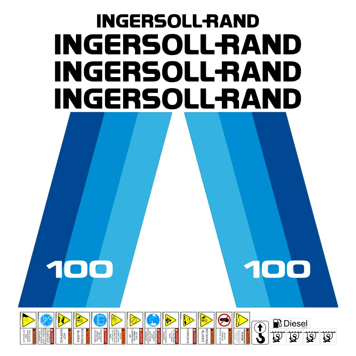 Ingersoll Rand IR P100 Decal Kit