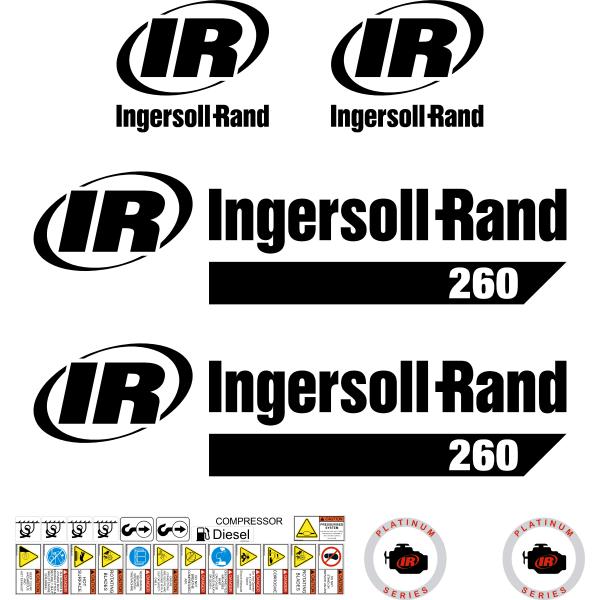 Ingersoll Rand P260 Decal Kit