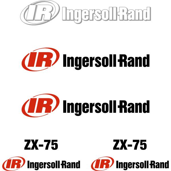 Ingersoll Rand ZX75 Decal Kit