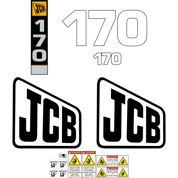 JCB 170 Decal Kit
