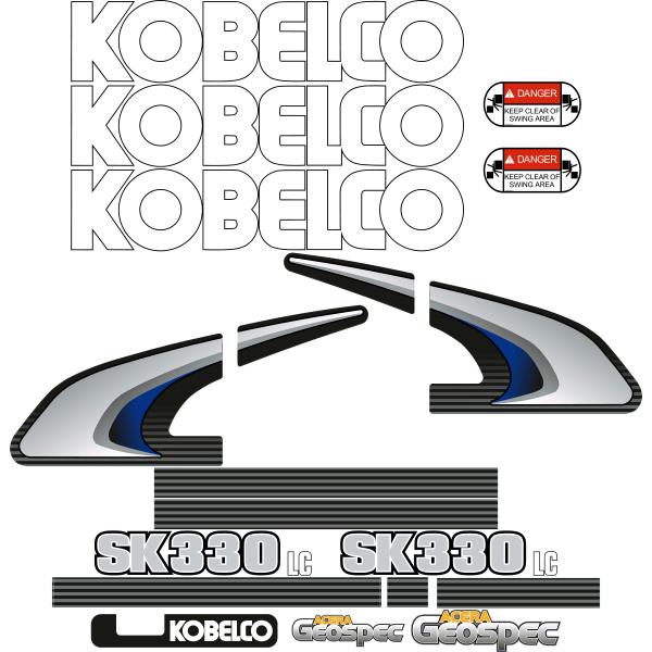Kobelco SK330LC-8 Decal Kit