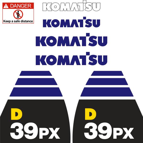 Komatsu D39PX-22 Decal Kit