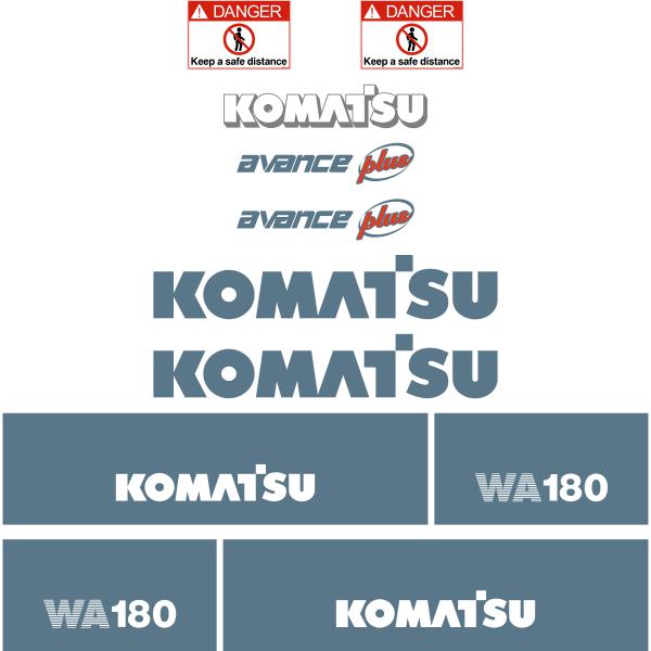 Komatsu WA180-3 Decal Kit
