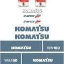 Komatsu WA180-3 Decals