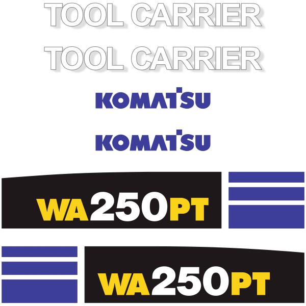 Komatsu WA250PT-5 Decal Kit