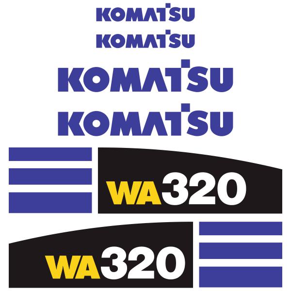 Komatsu WA320-5 Decal Kit