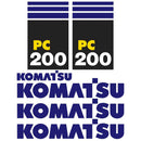 Komatsu PC200-7 Decal Sticker Set