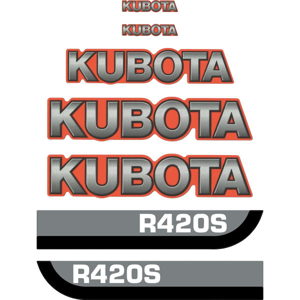 Kubota R420S Decals
