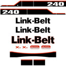Link Belt 240 X2 Decals 