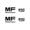 Massey Ferguson MF20C Decals