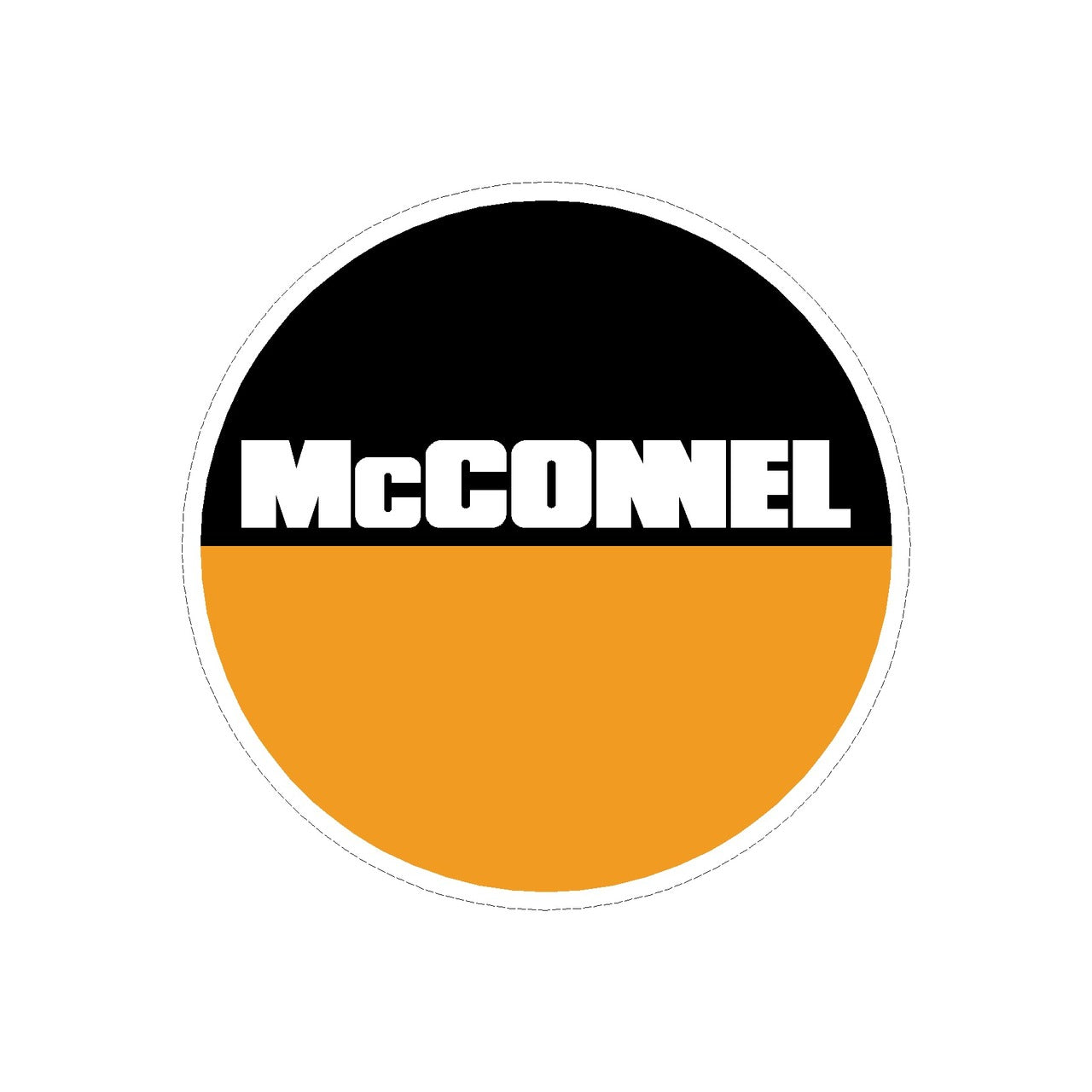 McConnel 400mm Round Decal
