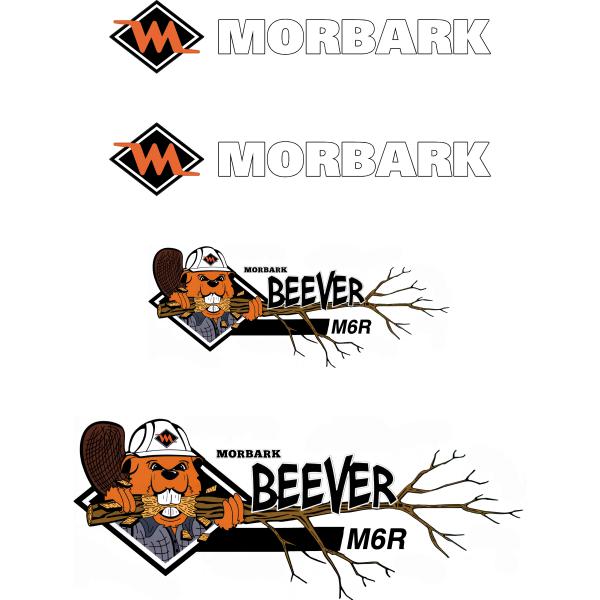 Morbark Beever M6R Decal Kit
