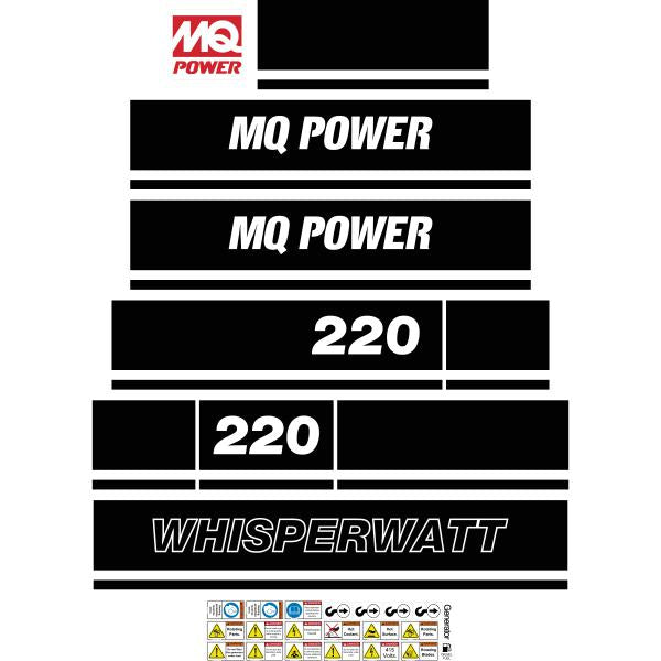 Multiquip 220 Decal Kit