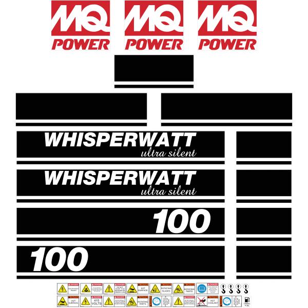 Multiquip DCA100 Decal Kit