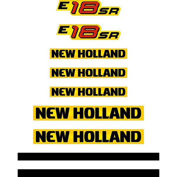 New Holland E18SR Decal Kit