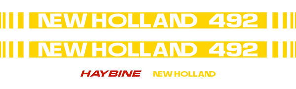 New Holland 492 Decals