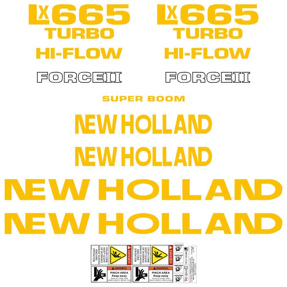 New Holland LX665 Decal Kit