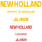New Holland Haybine JL469 Decal Set
